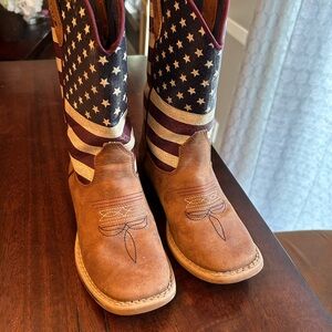 Patriotic Kids Cowboy Boots